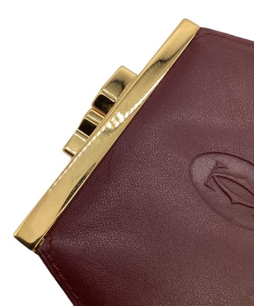 Cartier（カルティエ）Cartier (カルティエ) がま口 コインケース レッドの古着・服飾アイテム