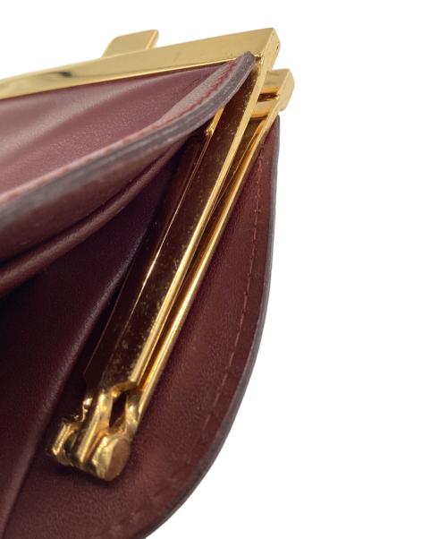 Cartier（カルティエ）Cartier (カルティエ) がま口 コインケース レッドの古着・服飾アイテム