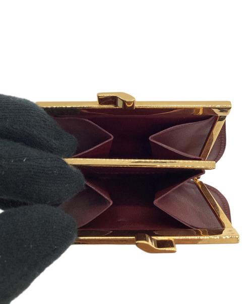 Cartier（カルティエ）Cartier (カルティエ) がま口 コインケース レッドの古着・服飾アイテム