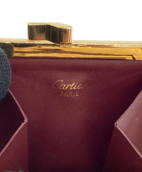 Cartier（カルティエ）Cartier (カルティエ) がま口 コインケース レッドの古着・服飾アイテム