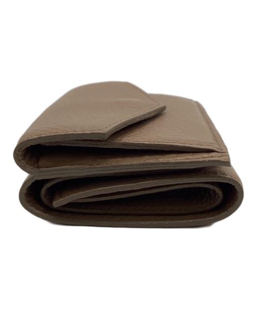 Myweakness（マイウィークネス）Myweakness (マイウィークネス) Gil コンパクトウォレット ベージュの古着・服飾アイテム