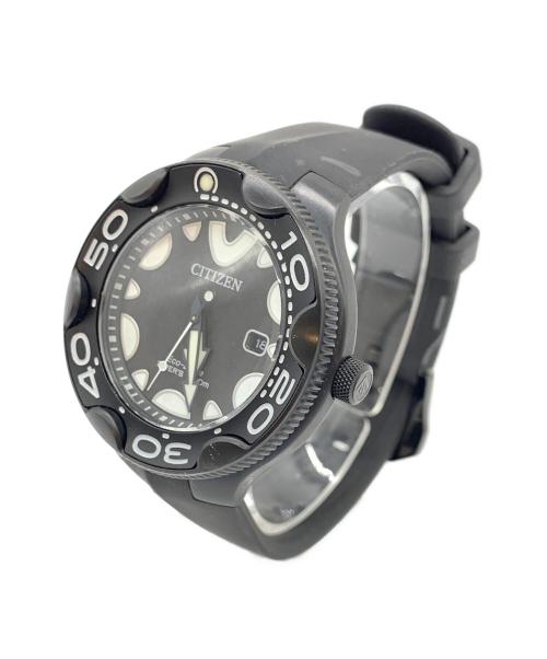 CITIZEN（シチズン）CITIZEN (シチズン) ダイバーズウォッチ 200M ブラックの古着・服飾アイテム