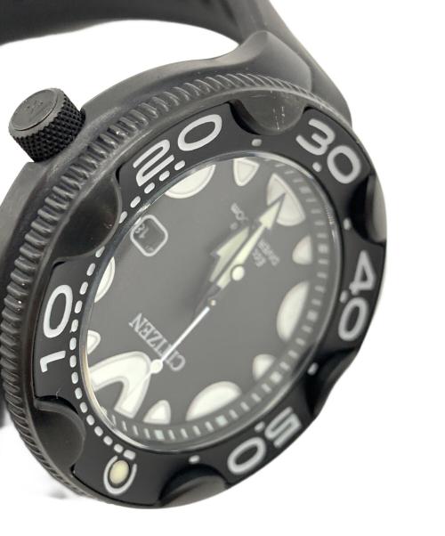 CITIZEN（シチズン）CITIZEN (シチズン) ダイバーズウォッチ 200M ブラックの古着・服飾アイテム