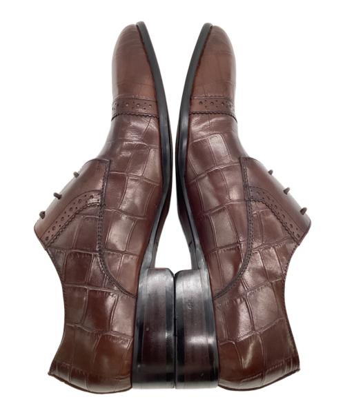 Salvatore Ferragamo（サルヴァトーレ フェラガモ）Salvatore Ferragamo (サルヴァトーレ フェラガモ) ビジネスシューズ ブラウン サイズ:40の古着・服飾アイテム