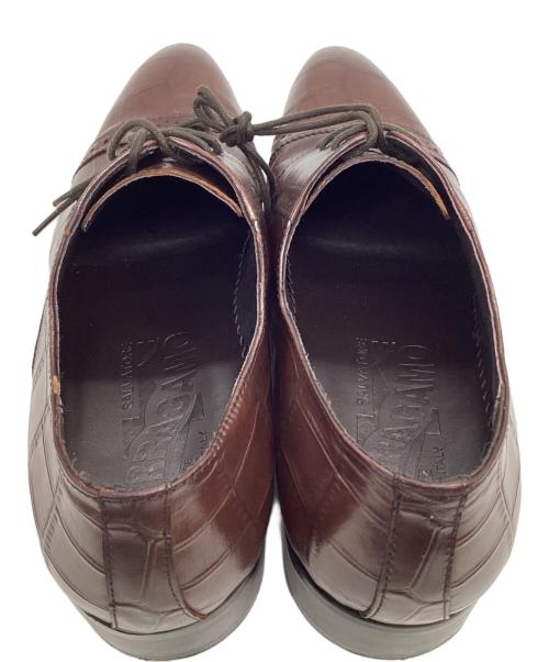 Salvatore Ferragamo（サルヴァトーレ フェラガモ）Salvatore Ferragamo (サルヴァトーレ フェラガモ) ビジネスシューズ ブラウン サイズ:40の古着・服飾アイテム