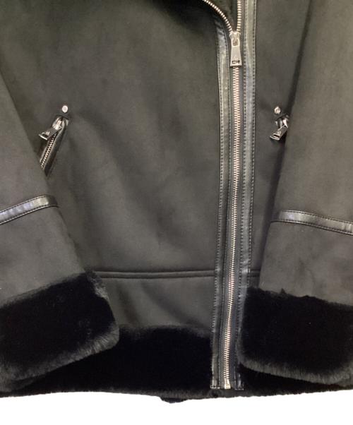 LAUREN RALPH LAUREN（ローレンラルフローレン）LAUREN RALPH LAUREN (ローレンラルフローレン) フェイクムートンジャケット ブラック サイズ:SPの古着・服飾アイテム
