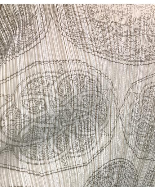 PLEATS PLEASE（プリーツプリーズ）PLEATS PLEASE (プリーツプリーズ) プリーツ カットソー ベージュ サイズ:3の古着・服飾アイテム