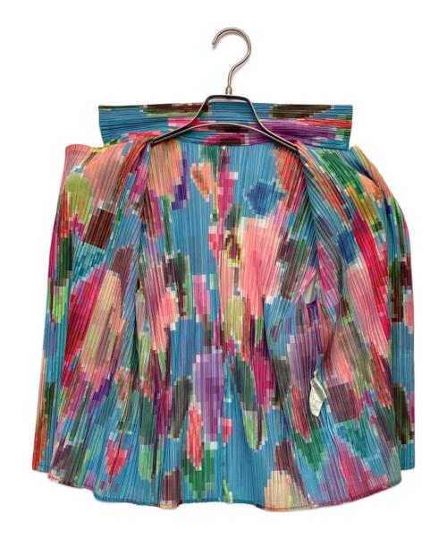 PLEATS PLEASE（プリーツプリーズ）PLEATS PLEASE (プリーツプリーズ) プリーツ ノースリーブシャツ マルチカラー サイズ:3の古着・服飾アイテム