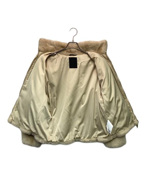 TATRAS（タトラス）TATRAS (タトラス) BARBRA（バルブラ）ファーブルゾン ベージュ サイズ:02の古着・服飾アイテム