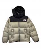 THE NORTH FACEザ ノース フェイス）の古着「Nuptse Hoodie（ヌプシフーディ）」｜グレー×ブラック