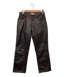 GAP（ギャップ）の古着「カウレザーパンツ」｜ブラウン