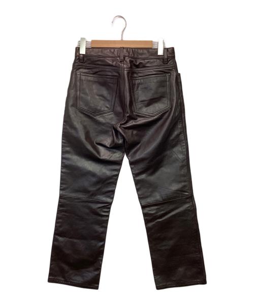 GAP（ギャップ）GAP (ギャップ) カウレザーパンツ ブラウン サイズ:29の古着・服飾アイテム
