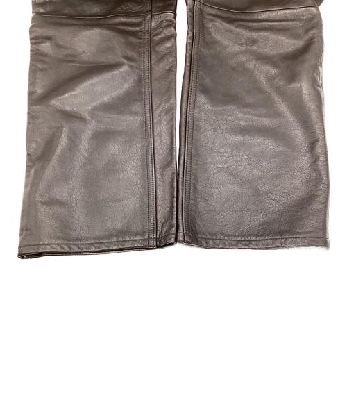 GAP（ギャップ）GAP (ギャップ) カウレザーパンツ ブラウン サイズ:29の古着・服飾アイテム