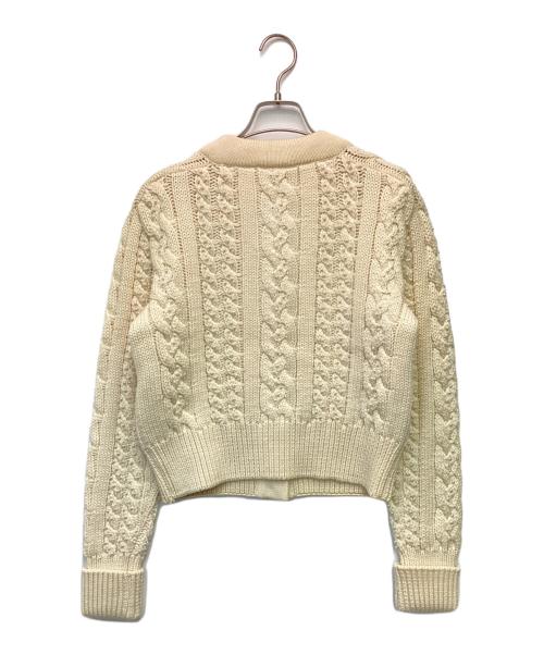 CHANEL BOUTIQUE（シャネル ブティック）CHANEL BOUTIQUE (シャネル ブティック) パールニットカーディガン アイボリー サイズ:38の古着・服飾アイテム