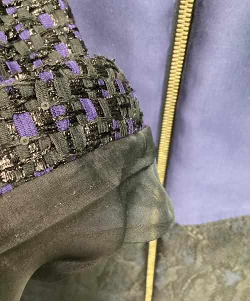 MONCLER GAMME ROUGE（モンクレール ガム ルージュ）MONCLER GAMME ROUGE (モンクレール ガム ルージュ) MARIEL GIACCONE（マリエル ジャッコーネ） ネイビーの古着・服飾アイテム