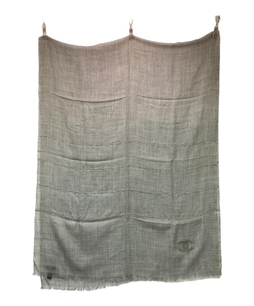 CHANEL（シャネル）CHANEL (シャネル) ストール グレーの古着・服飾アイテム