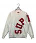 SUPREME（シュプリーム）の古着「Big Arc Crewneck（ビッグ アーチ クルーネック）スウェット」｜アイボリー