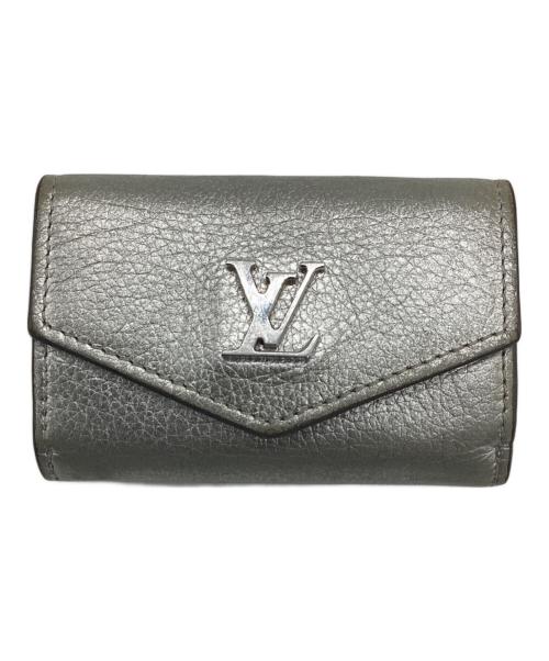 LOUIS VUITTON（ルイ ヴィトン）LOUIS VUITTON (ルイ ヴィトン) ポルトフォイユ・ロックミニ 3つ折り財布 シルバーの古着・服飾アイテム