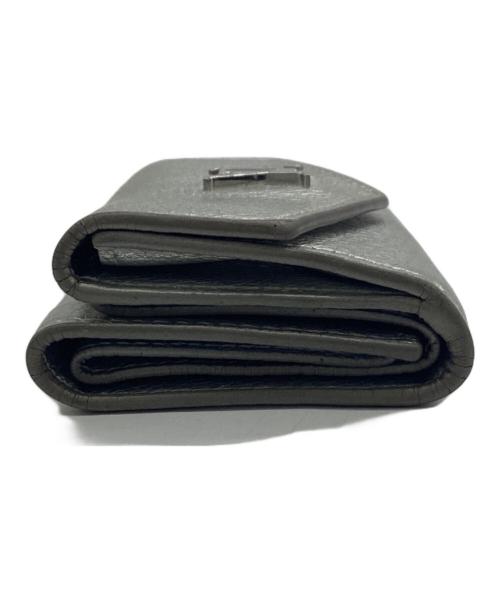 LOUIS VUITTON（ルイ ヴィトン）LOUIS VUITTON (ルイ ヴィトン) ポルトフォイユ・ロックミニ 3つ折り財布 シルバーの古着・服飾アイテム