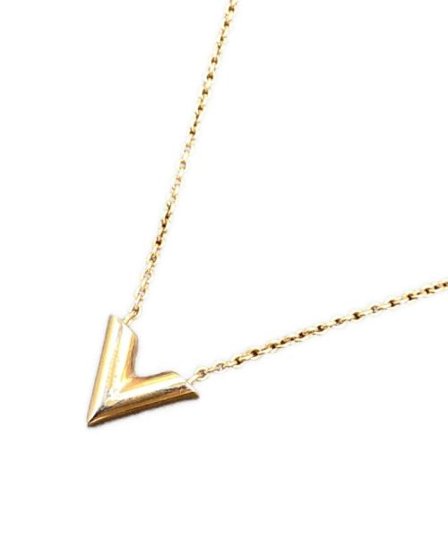 LOUIS VUITTON（ルイ ヴィトン）LOUIS VUITTON (ルイ ヴィトン) エッセンシャルV ネックレス ゴールドの古着・服飾アイテム