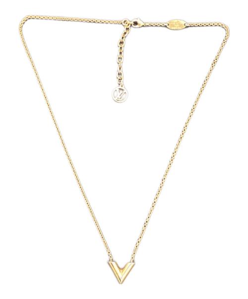 LOUIS VUITTON（ルイ ヴィトン）LOUIS VUITTON (ルイ ヴィトン) エッセンシャルV ネックレス ゴールドの古着・服飾アイテム