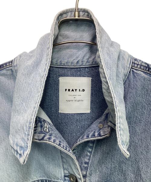 FRAY ID（フレイ アイディー）FRAY ID (フレイ アイディー) upper hights (アッパーハイツ) THE TIBBY（ティビー）デニムジャケット インディゴ サイズ:Fの古着・服飾アイテム