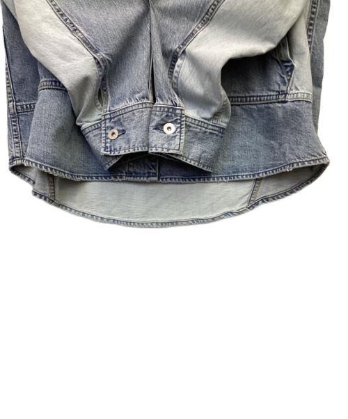 FRAY ID（フレイ アイディー）FRAY ID (フレイ アイディー) upper hights (アッパーハイツ) THE TIBBY（ティビー）デニムジャケット インディゴ サイズ:Fの古着・服飾アイテム