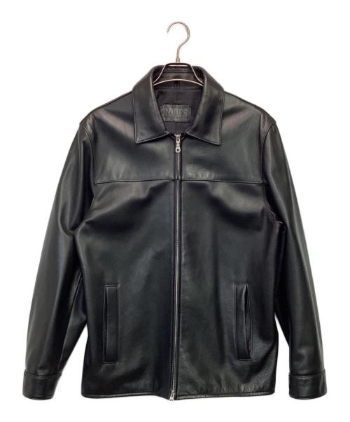 Roots（ルーツ）Roots (ルーツ) レザージャケット ブラック サイズ:Lの古着・服飾アイテム