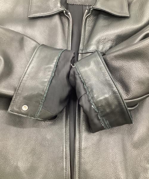 Roots（ルーツ）Roots (ルーツ) レザージャケット ブラック サイズ:Lの古着・服飾アイテム