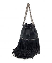 J&M DAVIDSON（ジェイ＆エム デヴィッドソン）の古着「FRINGE CARNIVAL MINI（フリンジカーニバル ミニ）」｜ブラック