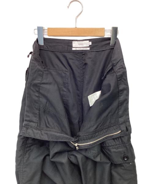 Graphpaper（グラフペーパー）Graphpaper (グラフペーパー) cotton linen moleskin fatigue pants（コットン リネン モールスキン ファティーグ パンツ） ブラック サイズ:2の古着・服飾アイテム