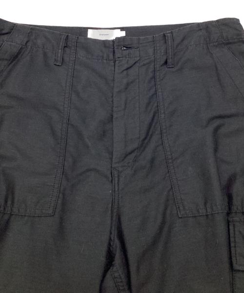 Graphpaper（グラフペーパー）Graphpaper (グラフペーパー) cotton linen moleskin fatigue pants（コットン リネン モールスキン ファティーグ パンツ） ブラック サイズ:2の古着・服飾アイテム