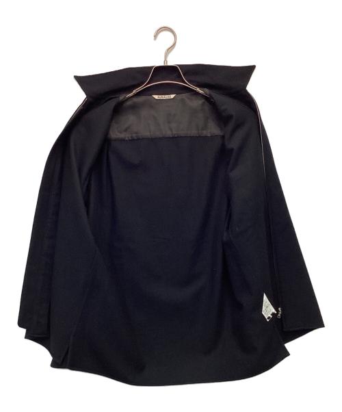 AURALEE（オーラリー）AURALEE (オーラリー) SUPER SOFT WOOL FLANNEL ZIP SHIRTS（スーパーソフト ウール フランネル ジップ シャツ） ブラック サイズ:3の古着・服飾アイテム