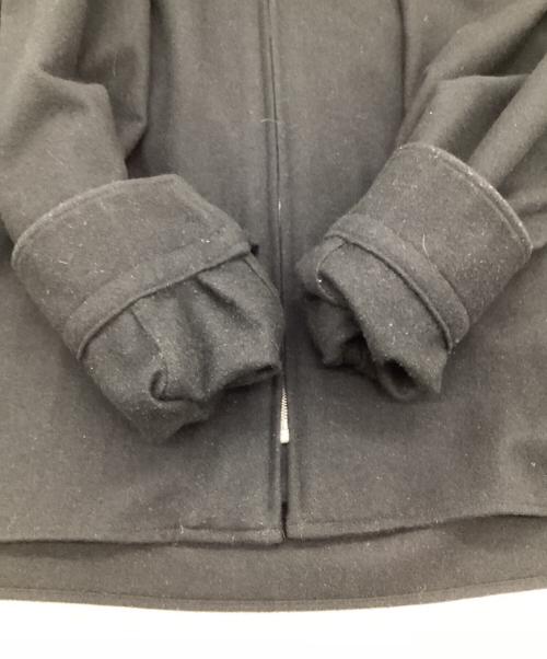 AURALEE（オーラリー）AURALEE (オーラリー) SUPER SOFT WOOL FLANNEL ZIP SHIRTS（スーパーソフト ウール フランネル ジップ シャツ） ブラック サイズ:3の古着・服飾アイテム