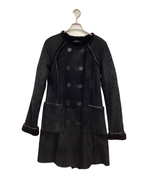 theory（セオリー）theory (セオリー) GILIA NATRINA ムートンコート ブラック サイズ:Sの古着・服飾アイテム