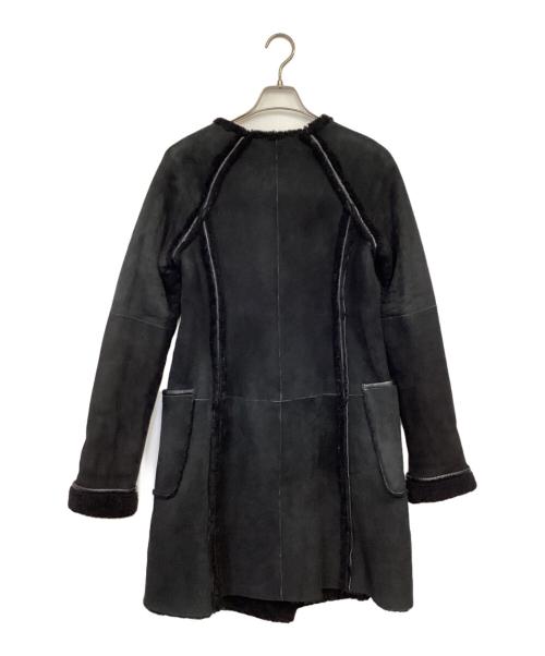 theory（セオリー）theory (セオリー) GILIA NATRINA ムートンコート ブラック サイズ:Sの古着・服飾アイテム