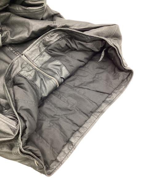 ST JOHN'S BAY（セントジョンズベイ）ST JOHN'S BAY (セントジョンズベイ) レザージャケット ブラック サイズ:XXLの古着・服飾アイテム