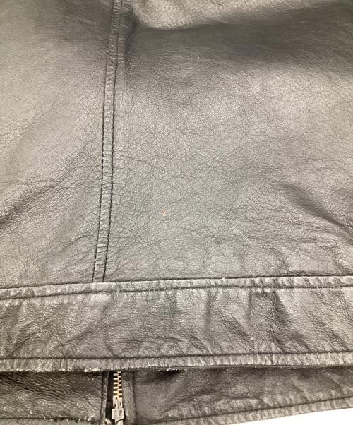 ST JOHN'S BAY（セントジョンズベイ）ST JOHN'S BAY (セントジョンズベイ) レザージャケット ブラック サイズ:XXLの古着・服飾アイテム