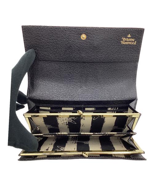 Vivienne Westwood（ヴィヴィアンウエストウッド）Vivienne Westwood (ヴィヴィアンウエストウッド) 長財布 ブラックの古着・服飾アイテム