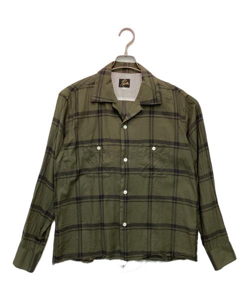 Needles（ニードルズ）Needles (ニードルズ) C.O.B. One-Up Shirt（C.O.B.ワンアップ シャツ） グリーン サイズ:Sの古着・服飾アイテム