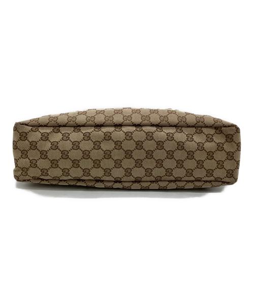 GUCCI（グッチ）GUCCI (グッチ) GGキャンバス ホースビット ワンショルダーバッグ ベージュの古着・服飾アイテム