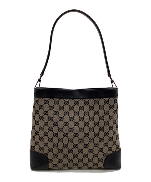 GUCCI（グッチ）GUCCI (グッチ) GGキャンバス ショルダーバッグ ベージュの古着・服飾アイテム