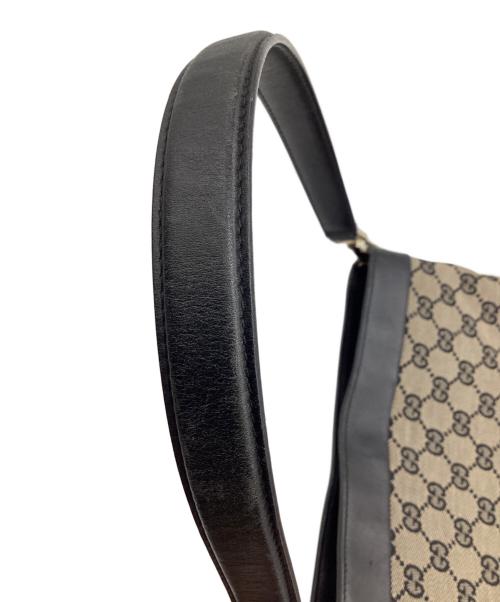 GUCCI（グッチ）GUCCI (グッチ) GGキャンバス ショルダーバッグ ベージュの古着・服飾アイテム