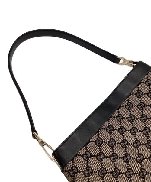 GUCCI（グッチ）GUCCI (グッチ) GGキャンバス ショルダーバッグ ベージュの古着・服飾アイテム