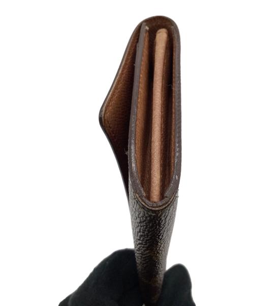 LOUIS VUITTON（ルイ ヴィトン）LOUIS VUITTON (ルイ ヴィトン) モノグラム ポシェット ポルトモネ クレディ 長財布 ブラウンの古着・服飾アイテム