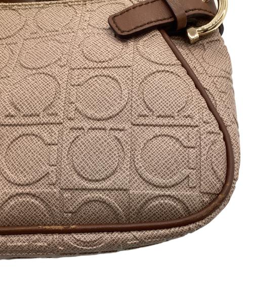 Salvatore Ferragamo（サルヴァトーレ フェラガモ）Salvatore Ferragamo (サルヴァトーレ フェラガモ) ガンチーニ ショルダーバッグ ベージュの古着・服飾アイテム