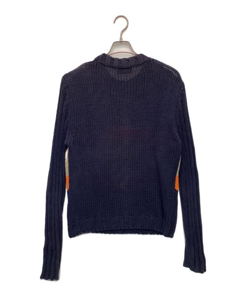 DOLCE & GABBANA（ドルチェ＆ガッバーナ）DOLCE & GABBANA (ドルチェ＆ガッバーナ) コットン ローゲージ ニット ネイビー サイズ:Sの古着・服飾アイテム