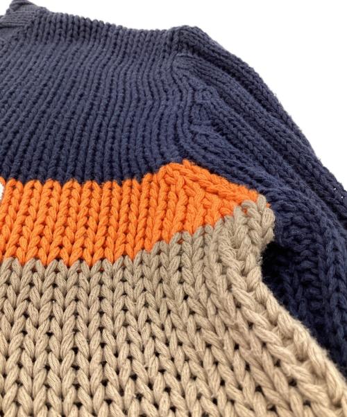 DOLCE & GABBANA（ドルチェ＆ガッバーナ）DOLCE & GABBANA (ドルチェ＆ガッバーナ) コットン ローゲージ ニット ネイビー サイズ:Sの古着・服飾アイテム