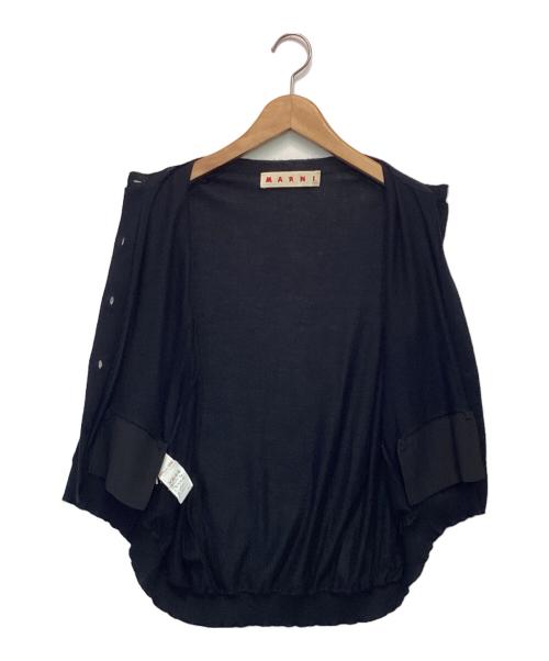 MARNI（マルニ）MARNI (マルニ) カシミヤ カーディガン ブラック サイズ:38の古着・服飾アイテム