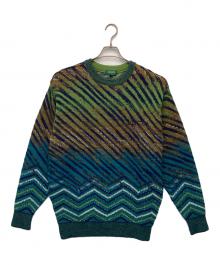 KENZO GOLF（ケンゾー ゴルフ）の古着「総柄ニット」｜グリーン